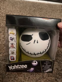 NIB Nightmare Before Christmas Yahtzee Game
