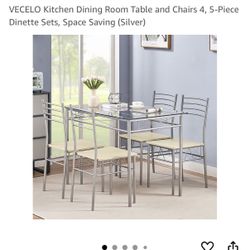 Dining Table and 4 Chairs 