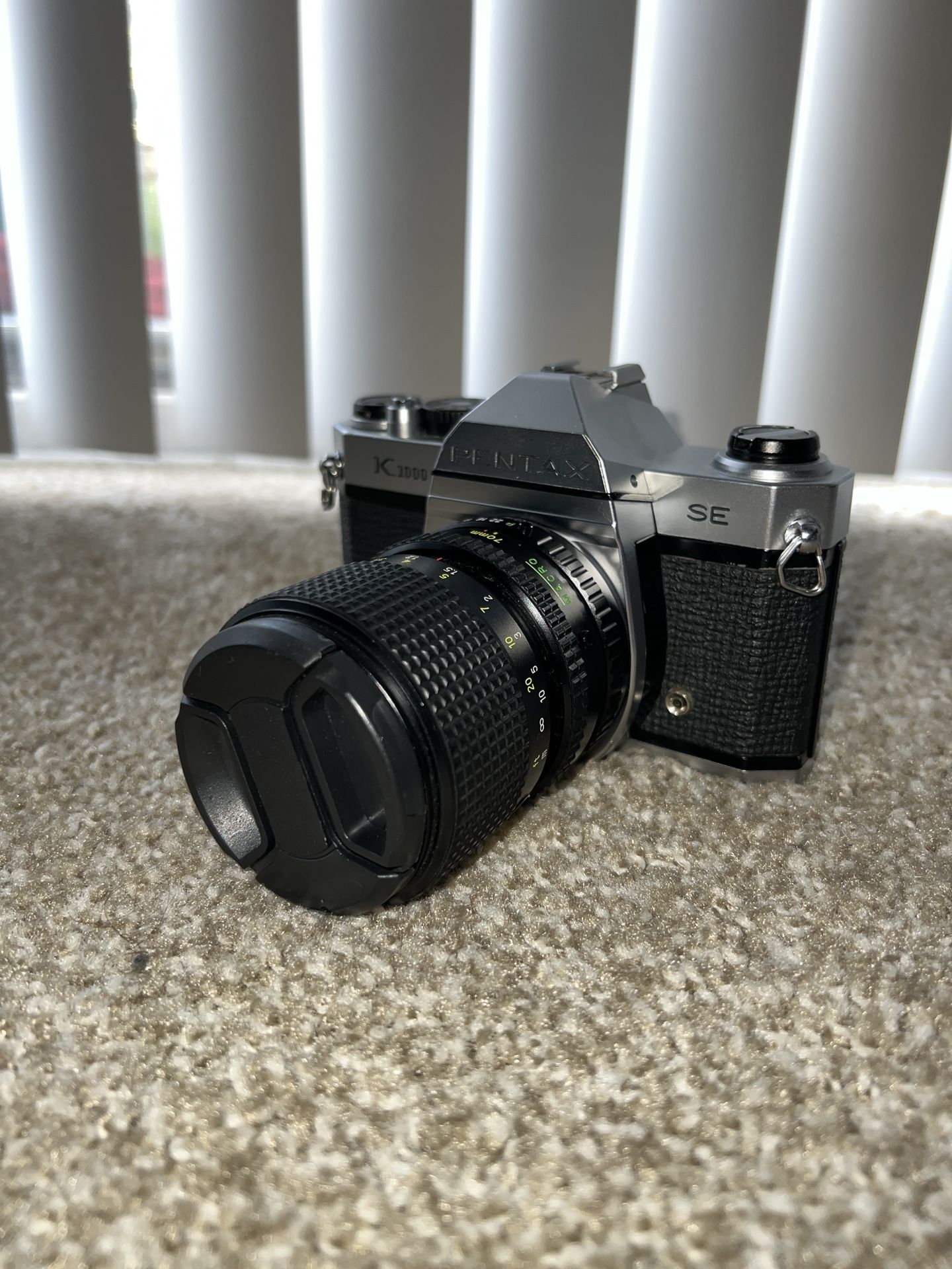 Pentax k1000 Special edition w/ Rikenon 35-70mm Macro Lens