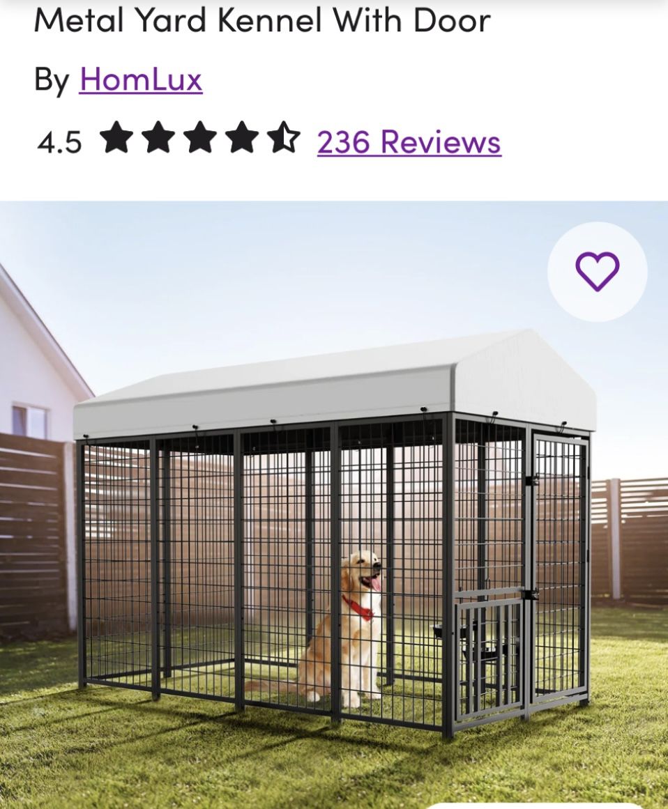 Metal Dog Kennel