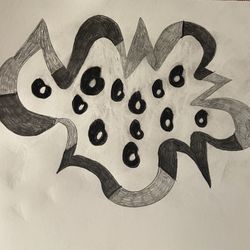 Distinctive Abstract Pencil Drawing New