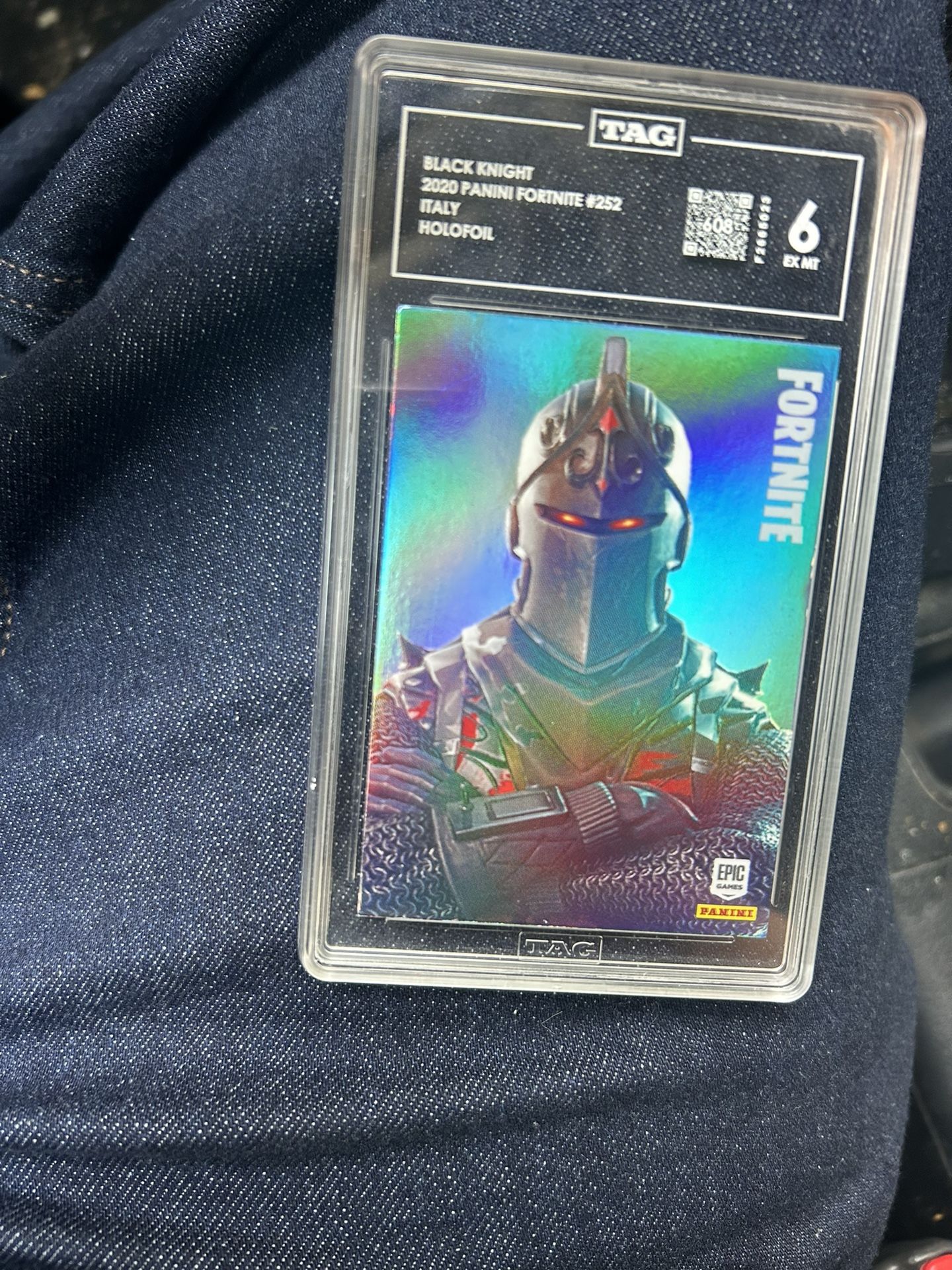 Black Knight Holo Card