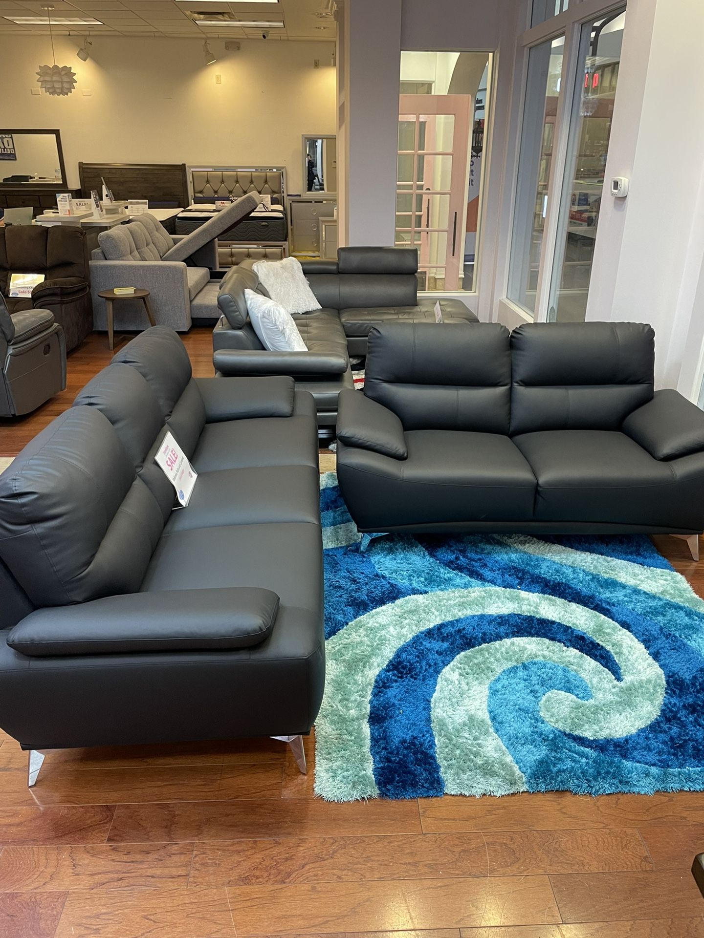 NEW COMFY VALENCIA SOFA LOVESEAT SET ON SALE NOW ONLY $699! SAME DAY DELIVERY 🚚 NO CREDIT NEEDED FINANCE AVAILABLE ☎️🤩💰