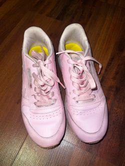 Pink Reebok shoes