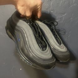 Nike air max 97 size 6.5 black and blue