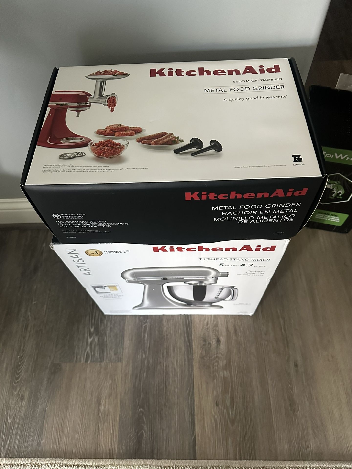 KitchenAid Mixer & Meat Grinder Attachment