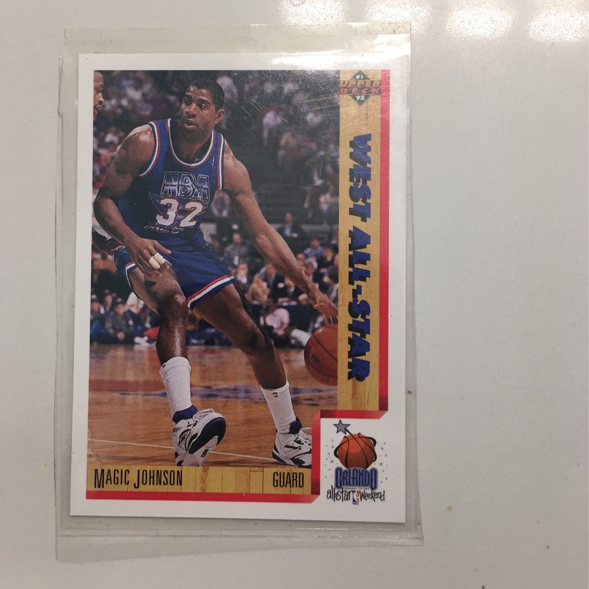 Magic Johnson West All Star Card