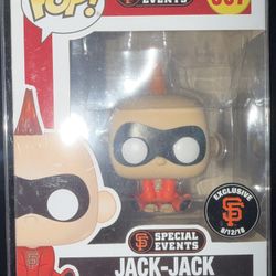 Disney Pixar Incredibles 2 Jack-Jack San Francisco Giants 367 Funko Pop