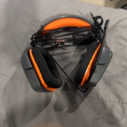 ASTRO Gaming A10 Wired Headset - Grey/Orange - Xbox/PS5/PC/Switch