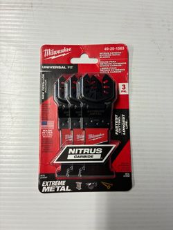 Milwaukee Nitrus Carbide Extreme Metal Blades 3-Pack