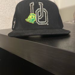 Travis Scott X Mitchell And Ness Oregon Ducks SnapBack Hat