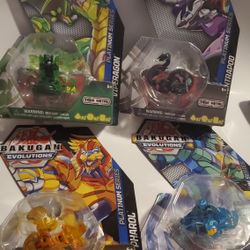 4 Bakugan Evolutions Platinum Series: Montrapod, Wrath, Viperagon,  Neo Pharol