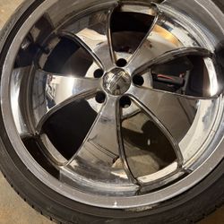 22” Rims And Tires…Full set (4)
