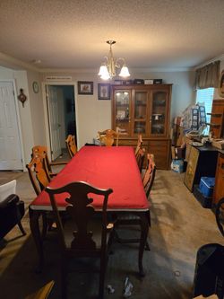 Dinette Set (Dining Table & Cabinet)