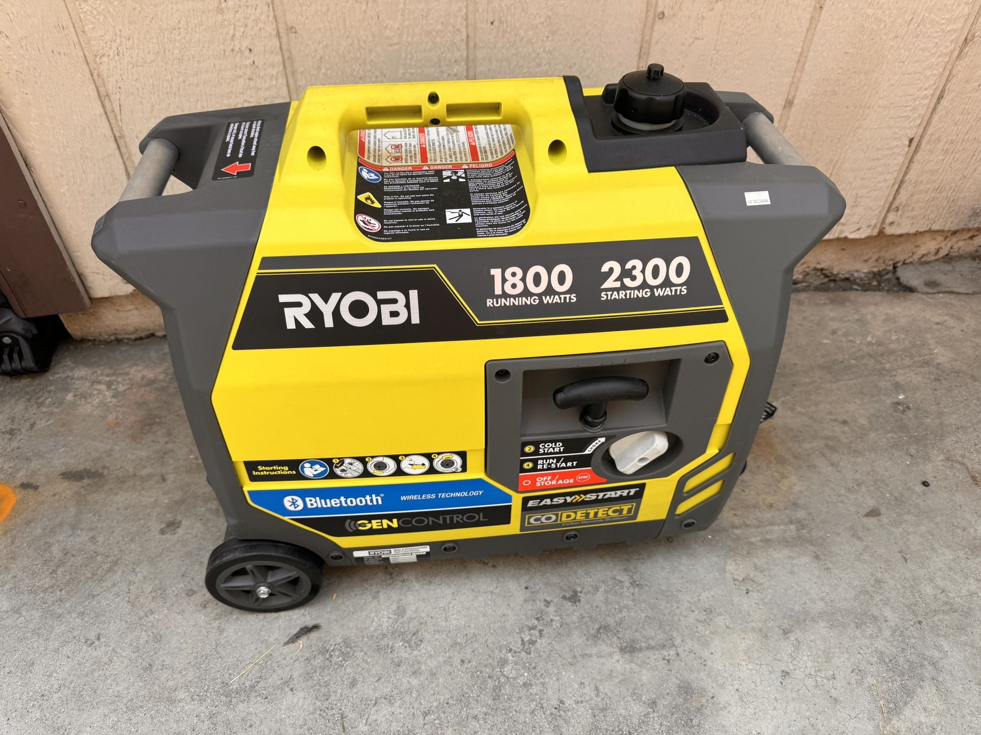 Ryobi 2300 Watts Generator Very Quiet 🤫 Good Condition Like New