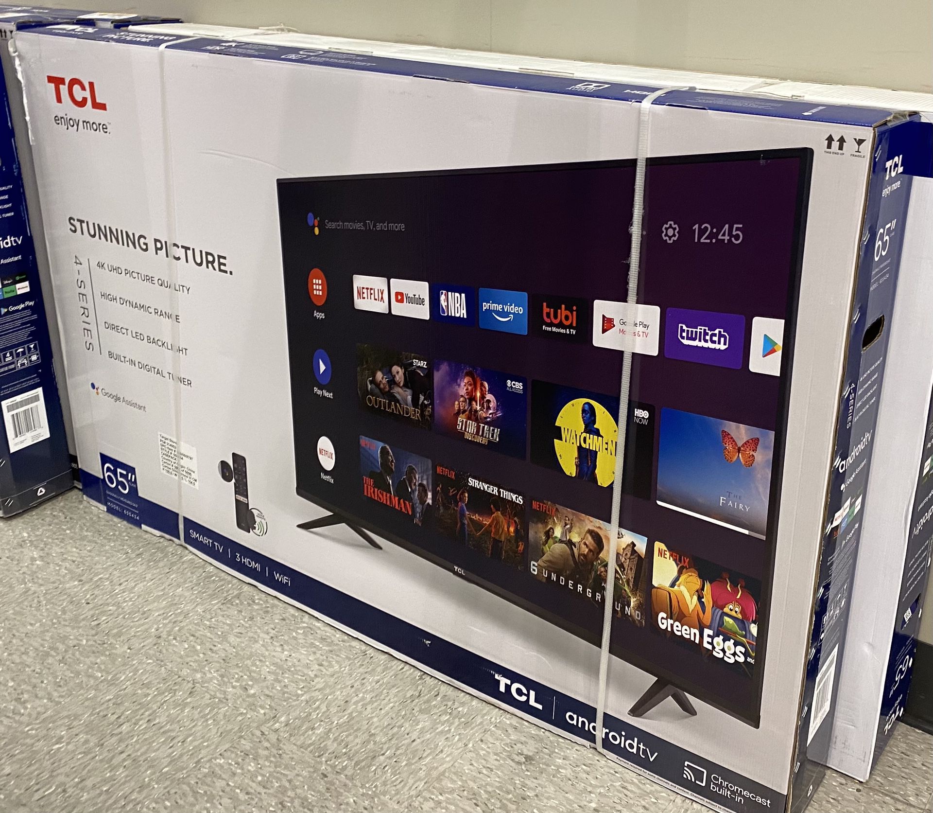 65 Inch 4K Smart TV TCL