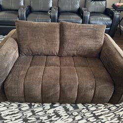 Brown Loveseat Like New