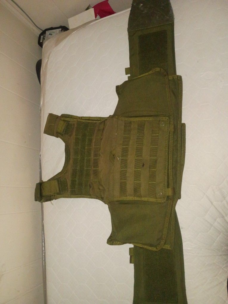Green Level 3 Bulletproof Vest