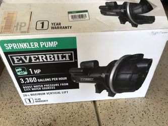 Sprinkler pump