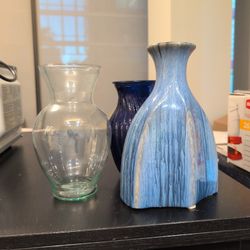 3 Flower Vases