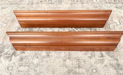 2 Beautiful Pottery Barn Wood Shelves 