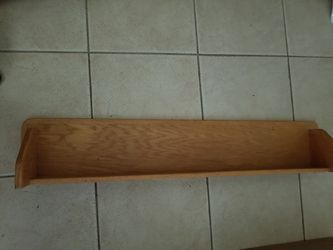 4ft long wood shelf