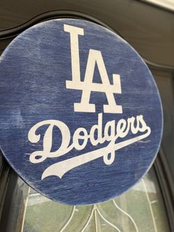 LA Dodger door sign