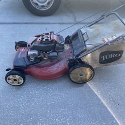 Toro Self Propelled Lawnmower. 