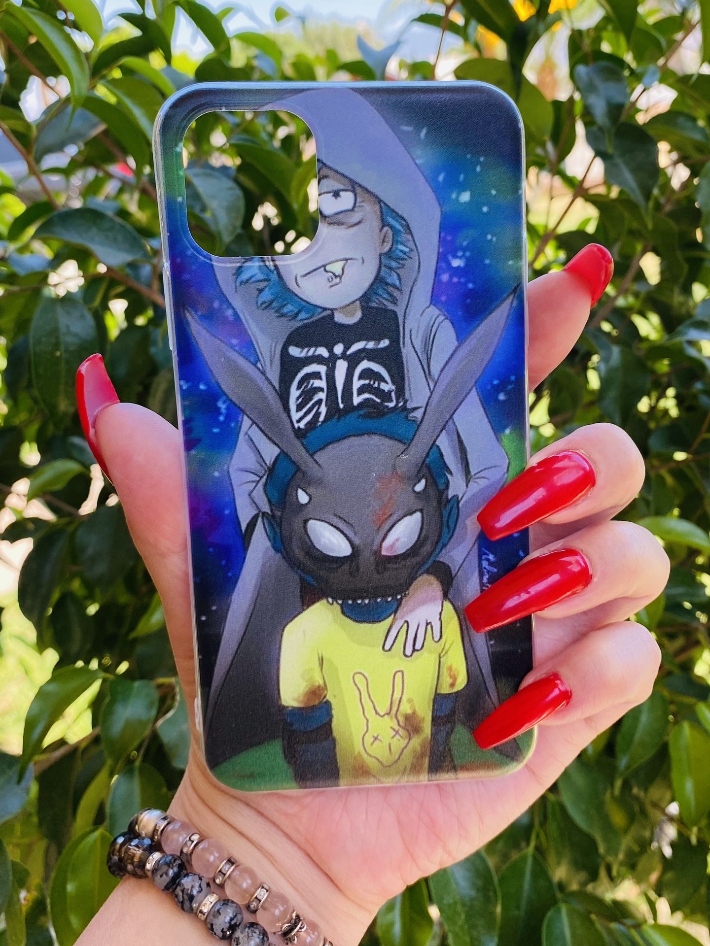 Brand new cool iphone 11 PRO MAX 6.5 case cover phone case rubber Rick and morty cartoon girls guys mens womens skate skateboard swag brands hype hyp