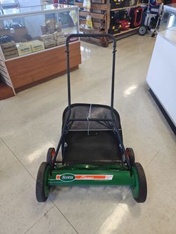 Scotts Classic 2010-20SG 20" Manual Walk Behind Reel Lawnmower w/Grass Catcher C8514