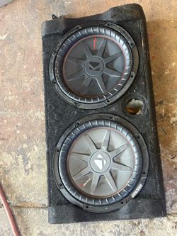 Kicker 12s and down fire box