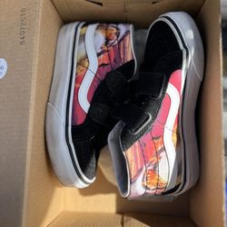 Toddler “Shark” Vans USED Size 10.5