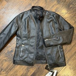 Ferrari F1 Faux Leather Jacket – Size L – New! 