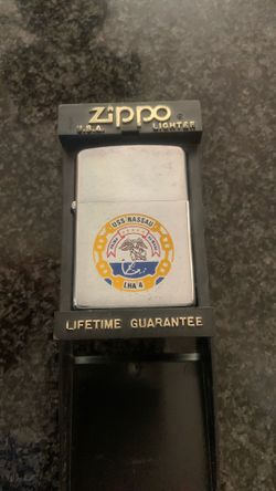 Zippo 1992 USS Nassau LHA 4 Navy Lighter 