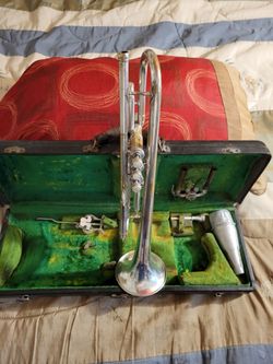 Nice Conn 22B Silver Trumpet