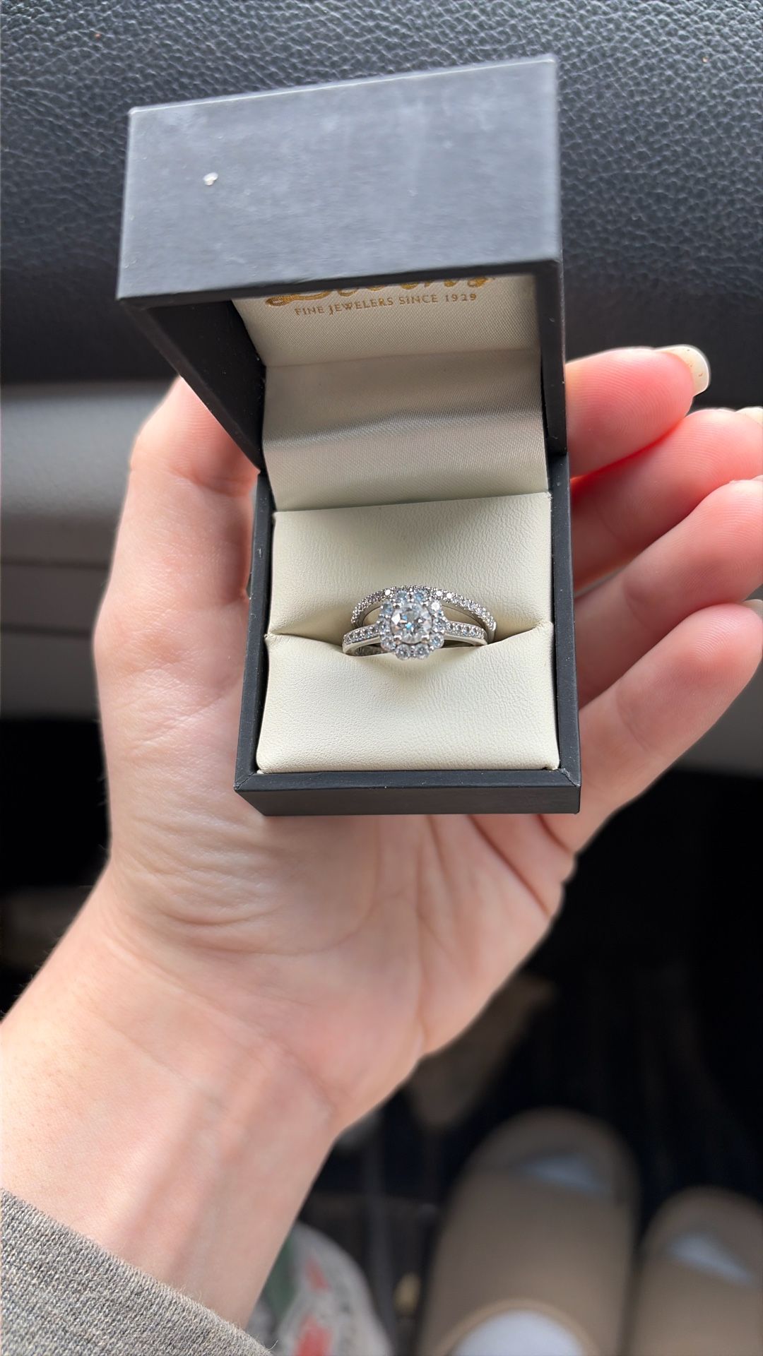 Engagement Ring With Matching Wedding Band