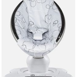 4moms mamaRoo 4 Bluetooth Plush Baby Swing - Silver