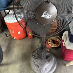 Aura Mist Electric Fan Multi Speed