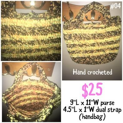 Hand Crocheted Multicolor purse #4