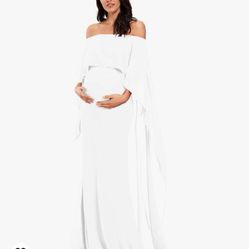 White Maternity Dress