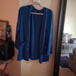 Blue/white/purple Candigan 