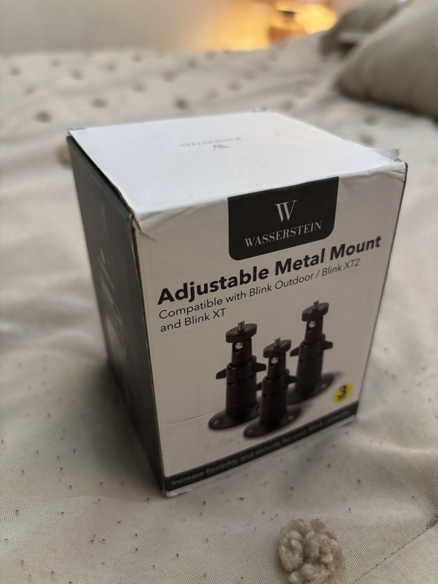 Brand New, Unopened: Wasserstein Adjustable Metal Mount for Blink Cameras! (3pack)