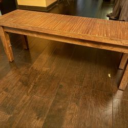 Solid Wood Entry Way Bench - Designer. 