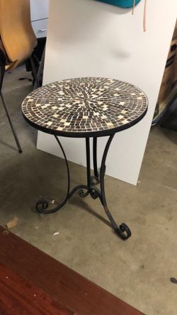 Mosaic side table