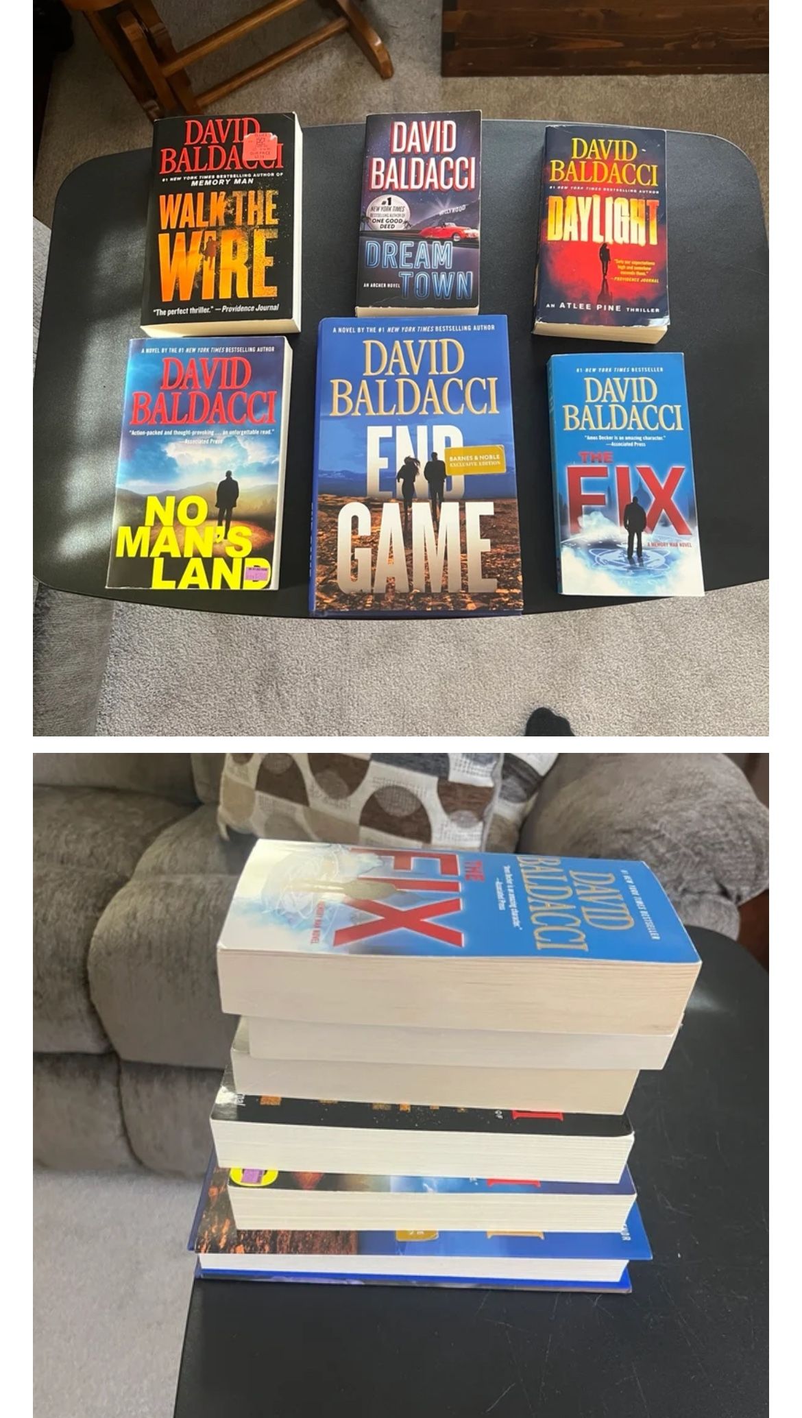 David Baldacci book lot