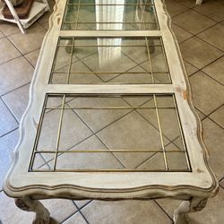 Antique Coffee Table With 2 End Tables
