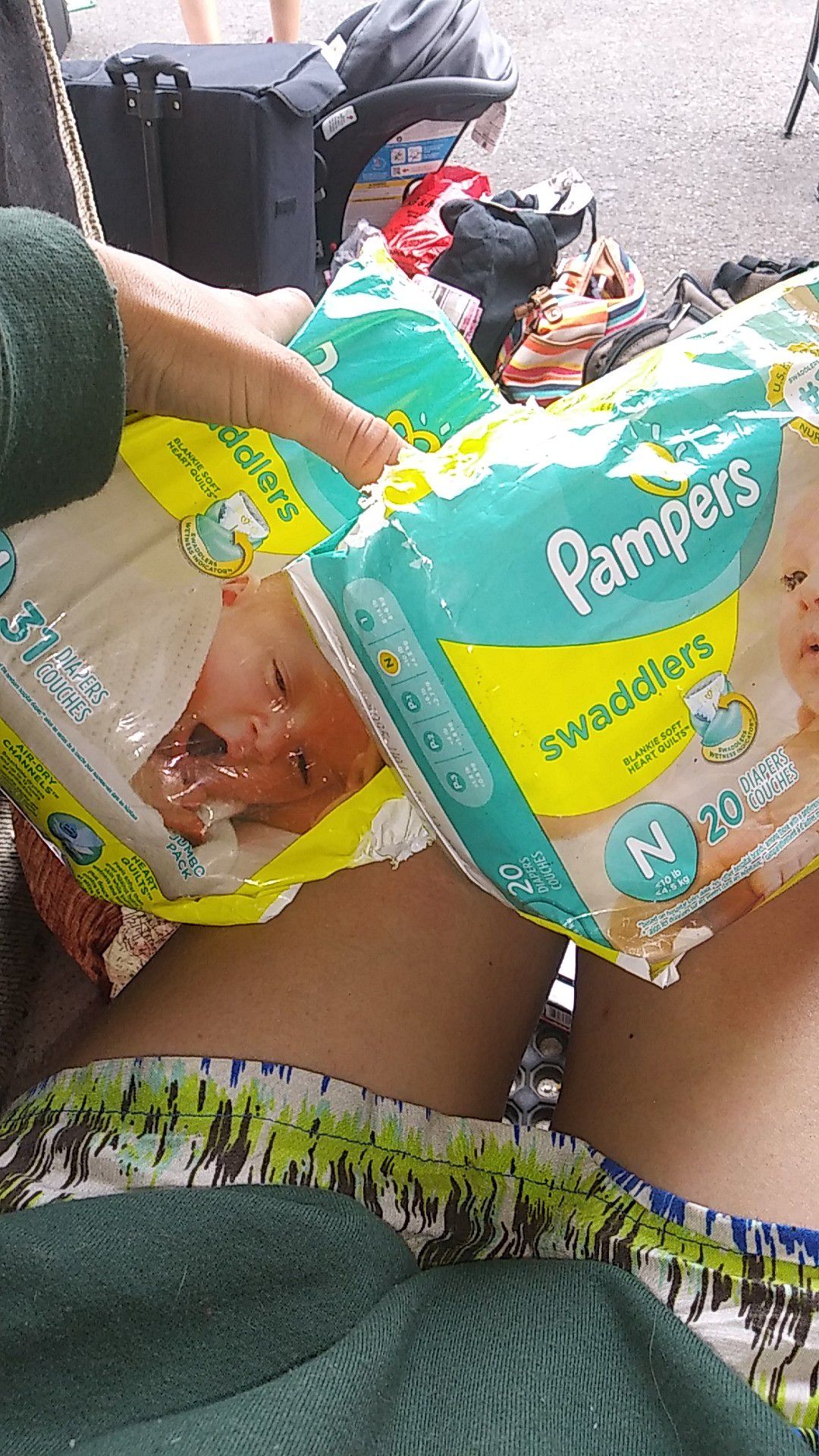Newborn sized diapers