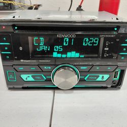 Kenwood Double Din Car Stereo Bluetooth Cd USB Aux Radio