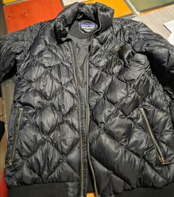 Patagonia Black Quilted Down Women's Bomber Jacket (Medium)