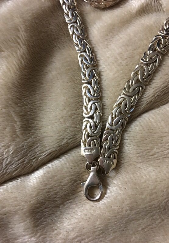 SS necklace and earrings